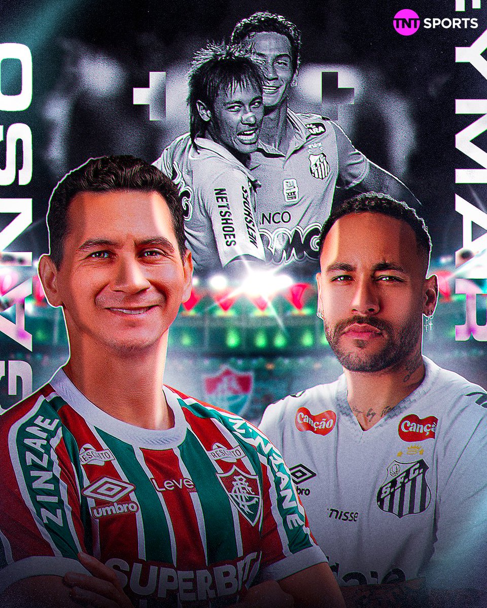 TNTSportsBR's tweet photo. GANSO 🆚 NEYMAR

Os craques que marcaram uma geração do futebol brasileiro... agora vão se enfrentar pelo #Brasileirão2025! QUE JOGAÇO VAI SER! Quem vence? https://t.co/zBP737HOb5