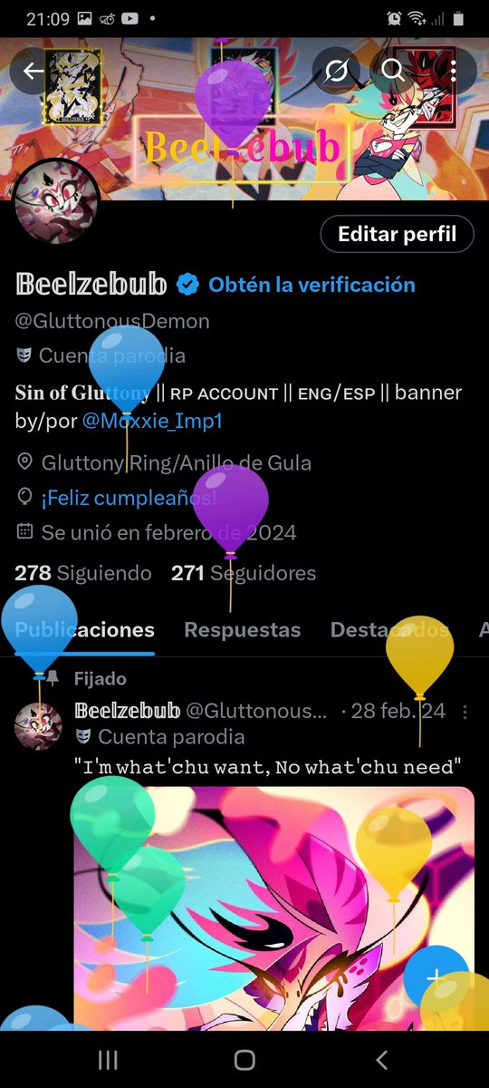 GluttonousDemon's tweet photo. ◇|| Bueno, hoy no estuve mucho por aquí. Hoy fue mi cumpleaños.

Se que no la pase mucho aquí hoy pero de igual forma, agradezco estar un año más con todos ustedes cabros, abrazos. ^-^ https://t.co/1sK27nBE1B