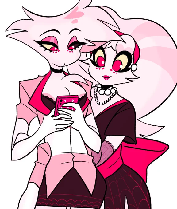 Twins #HazbinHotel #angeldust #mollyhazbinhotel