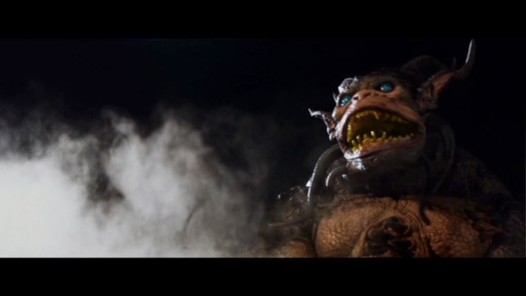 CharsieLux's tweet photo. As a huge horror fan, I will always say practical effects are better. Just look at this monster. It feels so much more real because it's made with practical effects. 
#practical #FFBMovieNight #KnightsOfBadassdom https://t.co/D9DUM4ahko