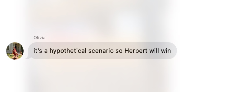 Who has my sister been talking to