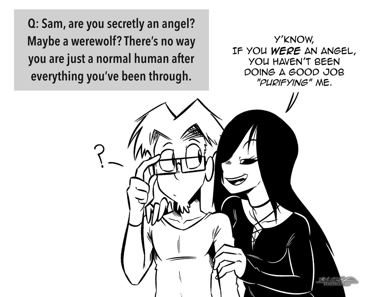 Sam answers the important question. 