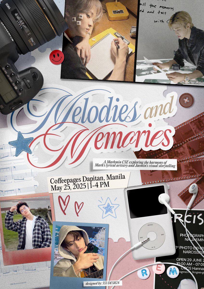 markminph's tweet photo. જ⁀➴ Celebrate Markmin’s Melodies and Memories 📸🎧

Join us in this Markmin Cupsleeve Event that explores the harmony of mark’s lyrical artistry and jaemin’s visual storytelling ౨ৎ˚₊

♪ Coffeepages, Dapitan
[◉°] May 25, 2025
♪ 1 pm-4 pm

Registration Form: https://t.co/Gfhc7INnZy

#MARKedInOurMemories
#BlossMINMelodies
#MelodiesAndMemories