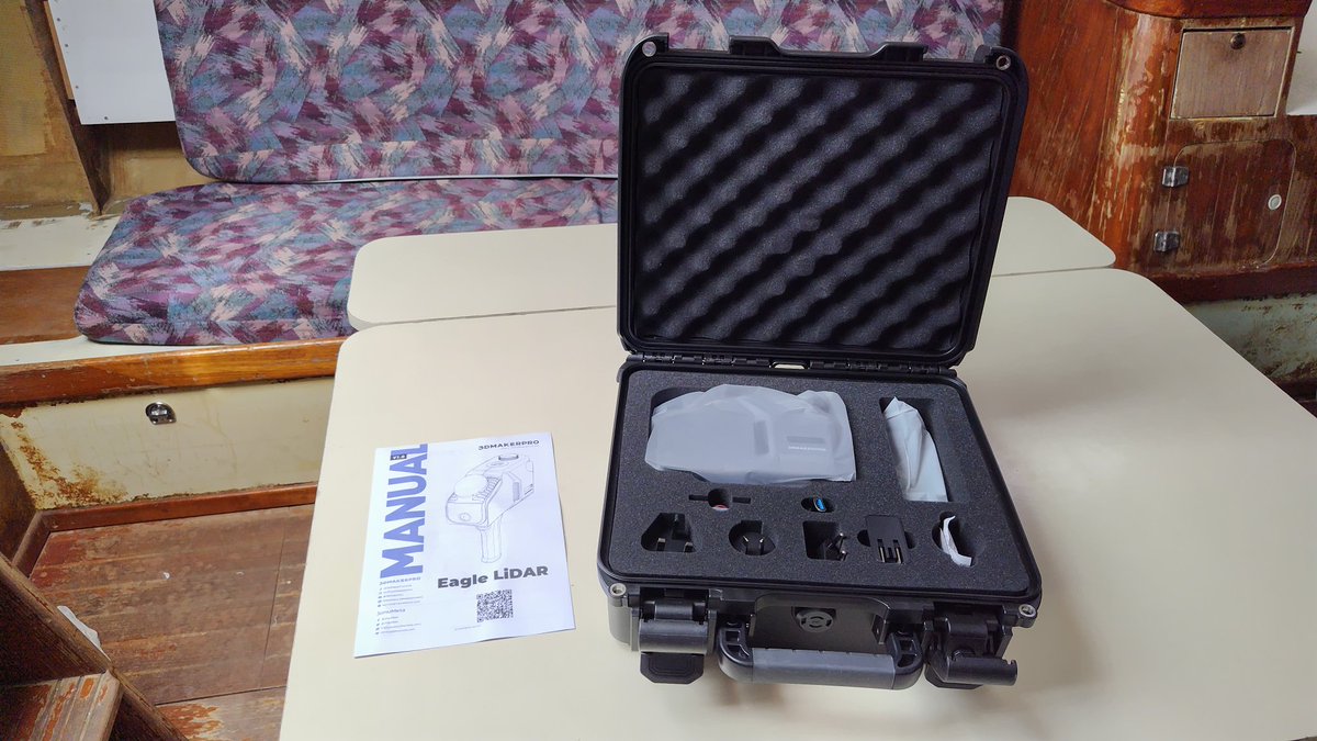 dreamhood23's tweet photo. 2ヶ月前に注文した #3DMakerpro の #Eagle という #LiDAR を利用する #3Dスキャナー が届いた。
LiDARだけじゃなくてフォトグラメトリも併用するんかな?
カメラが4つ付いている上位機種。オプションのGPSはなし。後付け出来ないってことだけど単純に同軸の端子で接続するだけみたいなんだけど、、、 https://t.co/nzKg6dAzjP