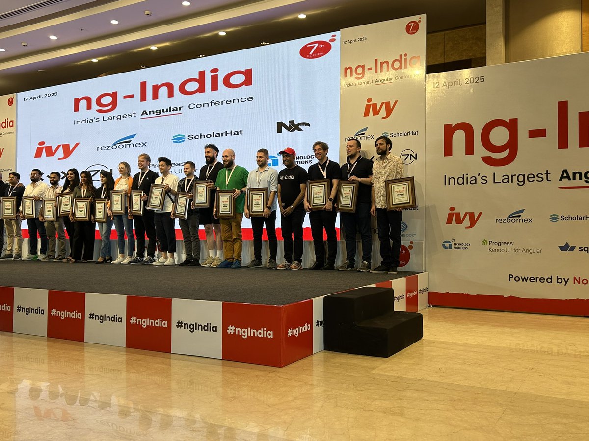 Chellappan (@chellaintech) on Twitter photo All the brilliant Angular minds together on the stage! Truly inspiring to see #ngIndia <a href="/PushBased/">PushBased</a> <a href="/pankajparkar/">Pankaj Parkar 🇮🇳</a> <a href="/Enea_Jahollari/">Enea Jahollari 🅰</a> <a href="/Michael_Hladky/">Michael Hladky</a> <a href="/chrispholder/">Chris P Holder 🇲🇽🇺🇸🇫🇷</a> <a href="/MarkoStDev/">Marko Stanimirović</a> <a href="/tomastrajan/">Tomas Trajan</a> #ngIndia All the brilliant Angular minds together on the stage! Truly inspiring to see #ngIndia <a href="/PushBased/">PushBased</a> <a href="/pankajparkar/">Pankaj Parkar 🇮🇳</a> <a href="/Enea_Jahollari/">Enea Jahollari 🅰</a> <a href="/Michael_Hladky/">Michael Hladky</a> <a href="/chrispholder/">Chris P Holder 🇲🇽🇺🇸🇫🇷</a> <a href="/MarkoStDev/">Marko Stanimirović</a> <a href="/tomastrajan/">Tomas Trajan</a> #ngIndia
