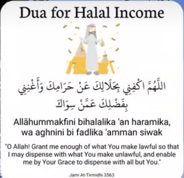 _Muhammadhafz's tweet photo. DU’A For Halal Income.✨🤍🌙 https://t.co/3TBiOWpyj2
