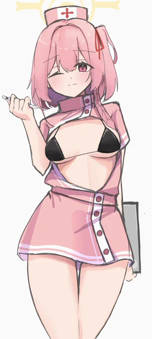 #ブルアカナースセリナビキニ部 