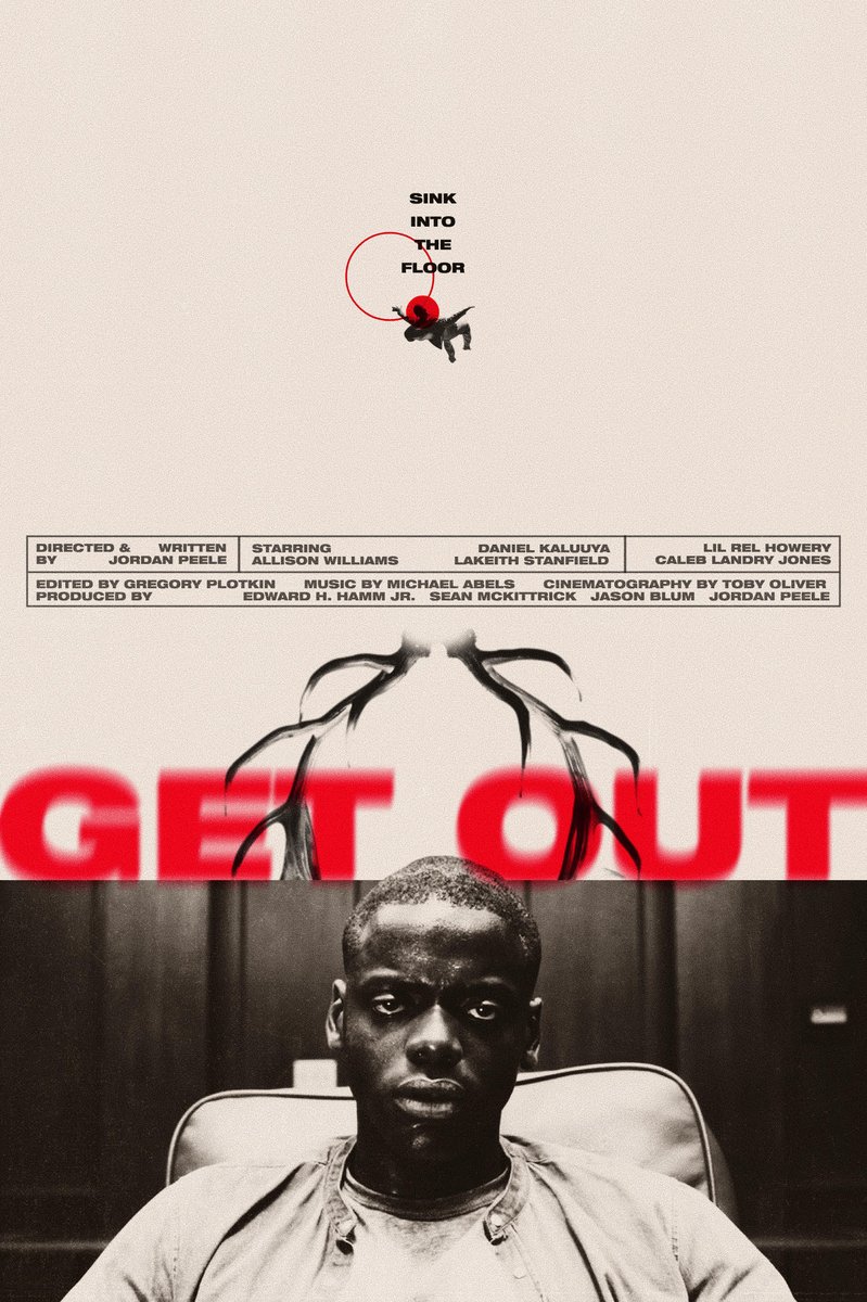 jesseposters's tweet photo. poster design for Get Out (2017) Dir: Jordan Peele https://t.co/NTel34SIkk