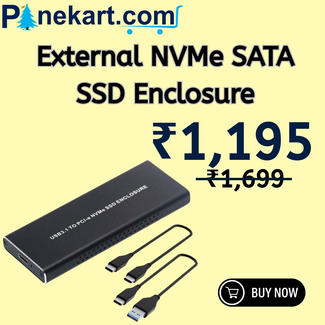 PineKart's tweet photo. External NVMe SATA SSD Enclosure with USB
Click to buy now - https://t.co/hK51ZVEawV
#NVMeEnclosure
#SSDEnclosure
#SATAEnclosure
#USB31Gen2
#10GbpsSpeed
#TypeCPort
#ExternalSSDCase
#SSDStorageSolution
#2TBEnclosure
#HighSpeedDataTransfer
#PortableSSDEnclosure
#M2Enclosure https://t.co/Ddq4pxHyKB