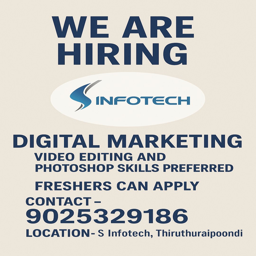S Infotech (@SInfotech327780) / Posts / X