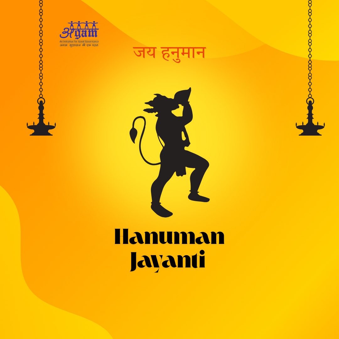 AgamMovement's tweet photo. Channel the power of Hanuman within you—fearless, selfless, and unstoppable. Wishing you a blessed Hanuman Jayanti! 
 
#InnerStrength #HanumanInspiration #BajrangbaliBlessings #HanumanJayanti https://t.co/phvoa9jkSq