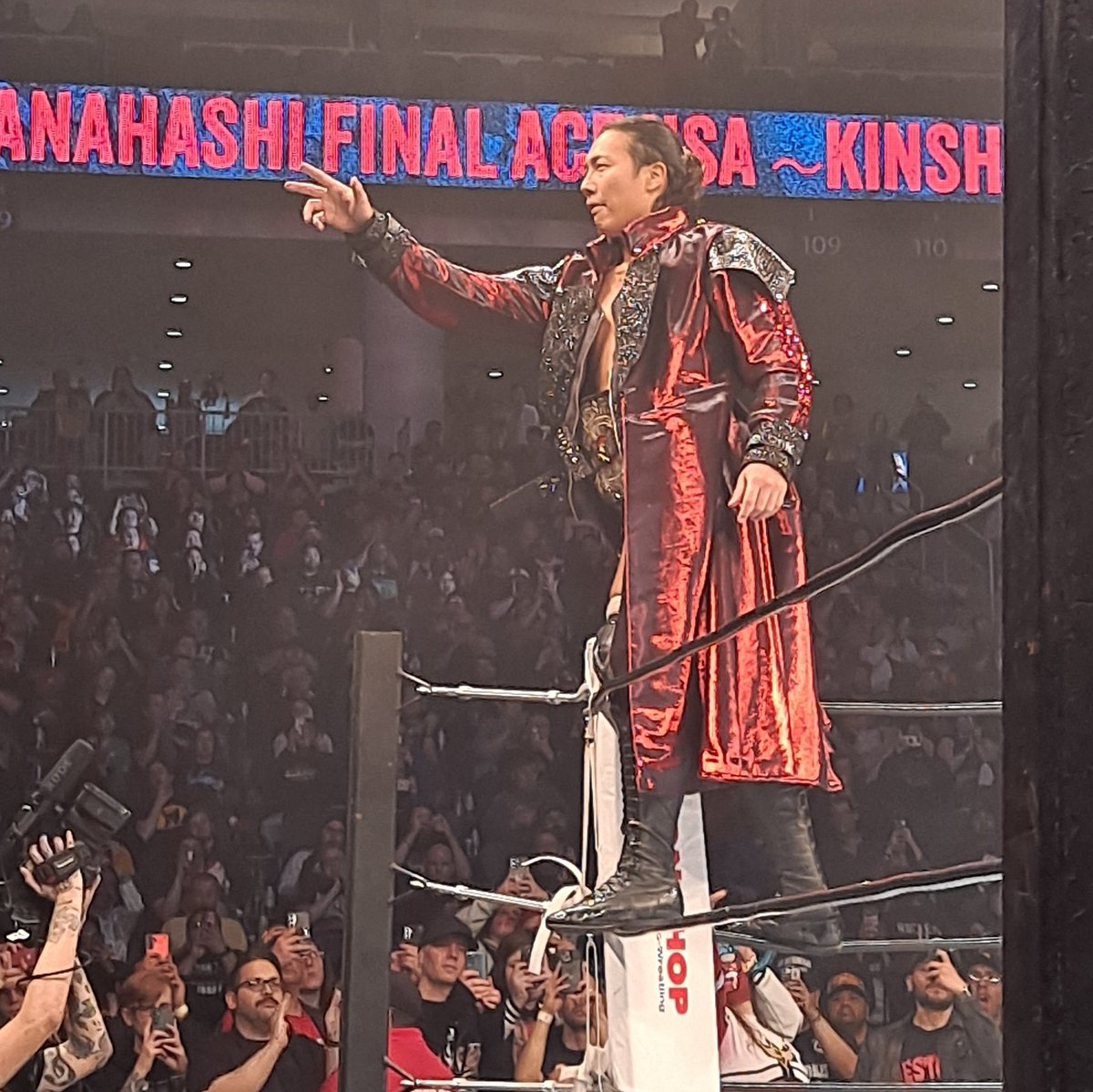 KayfabeRocks's tweet photo. Tanahashi's Final US Match 🫶 #njriot #ACEvsALPHA https://t.co/UClhvhNZVK