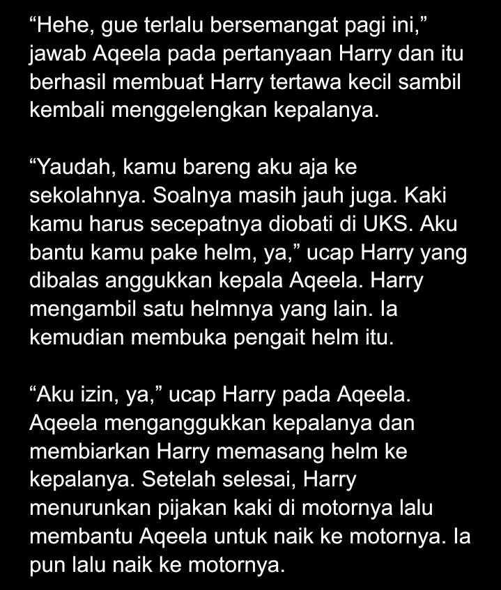 xx_meowie3's tweet photo. ☆) Cuatro [4]

(Kedepannya, jika dalam chapter lebih banyak adegan Moqeel. Hastag pertama akan Moqeel. Begitupun juga dengan Harqeel)

#harqeel #moqeel #aumoqeel #AsmaraGenZ #qproject https://t.co/R1jaS9q1JX