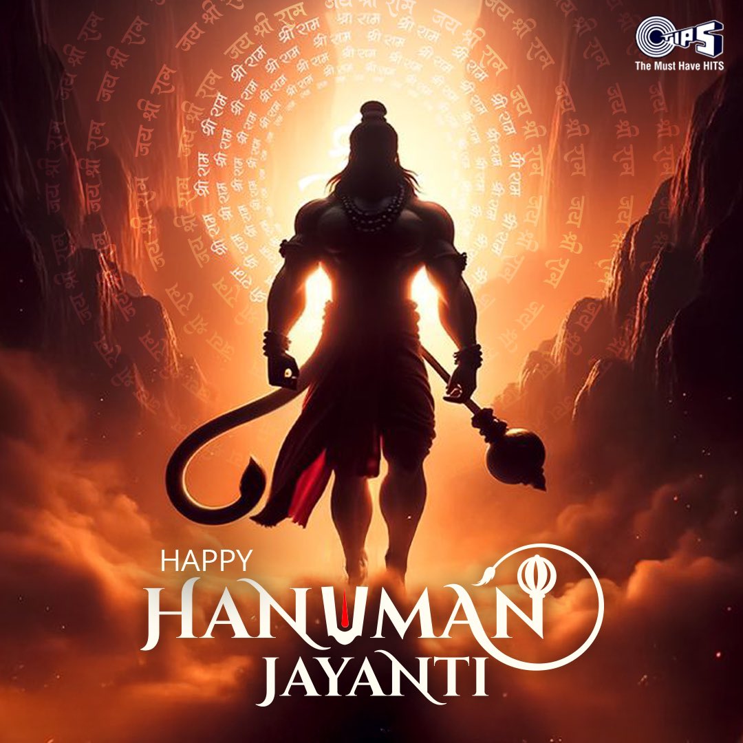 Fear leaves the room, when his name is chanted! Wishing everyone Happy Hanuman Jayanti 🙏✨
.
.
(Tips Films, Hanuman Jayanti)
.
.
#tipsfilms #hanumanjayanti