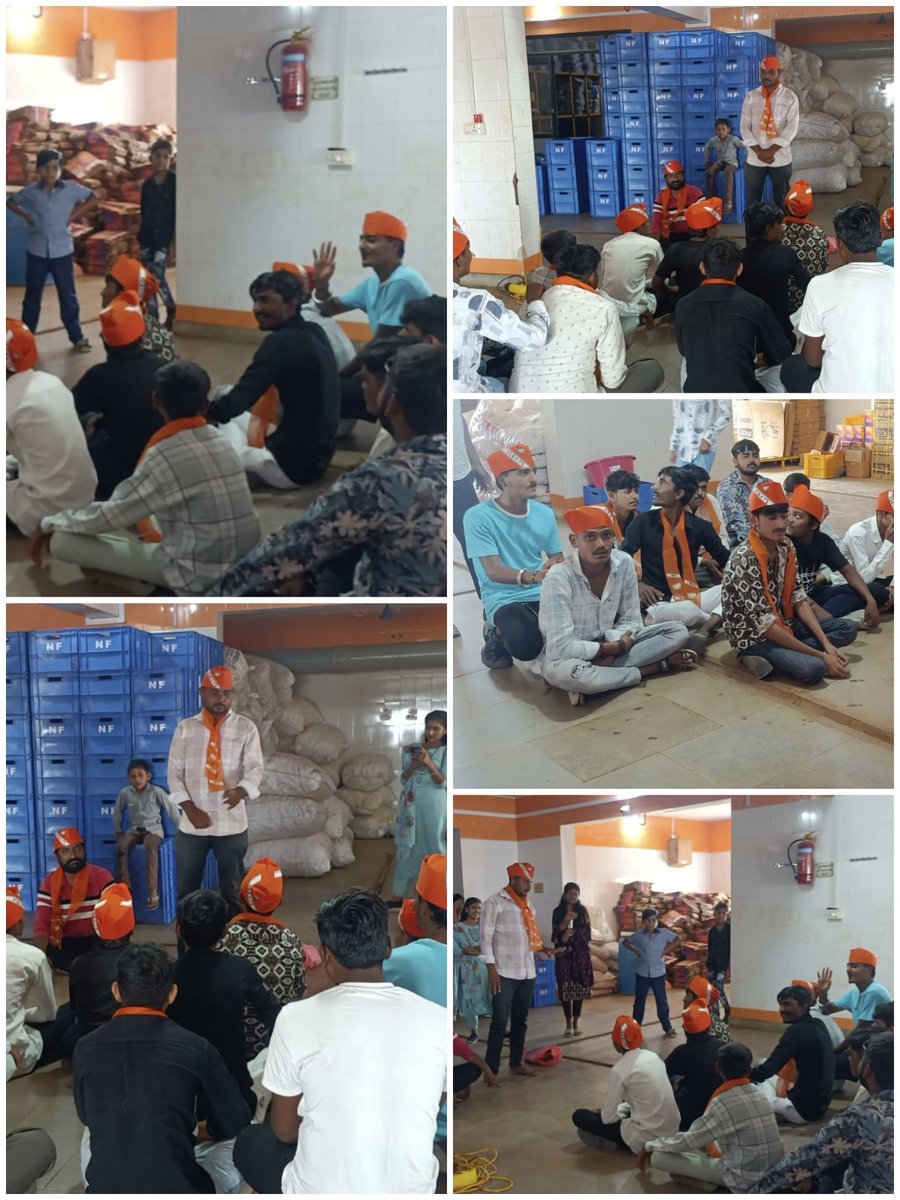 ભારતીય જનતા પાર્ટી ૪૬ માં સ્થાપના દીવસ અંતર્ગત બરવાળા ગ્રામ્ય મંડળ નાં ગામોમાં ગાંવ/બસ્તી ચલો અભિયાન માં મંડળ નાં હોદ્દેદારો, ચુંટાયેલા પ્રતિનિધિઓ તથા કાર્યકર્તાઓ જોડાયા.
#BJP4ViksitBharat 
#BJP4Gujarat 
#BJP4Botad 
#hitendrsinhdayma