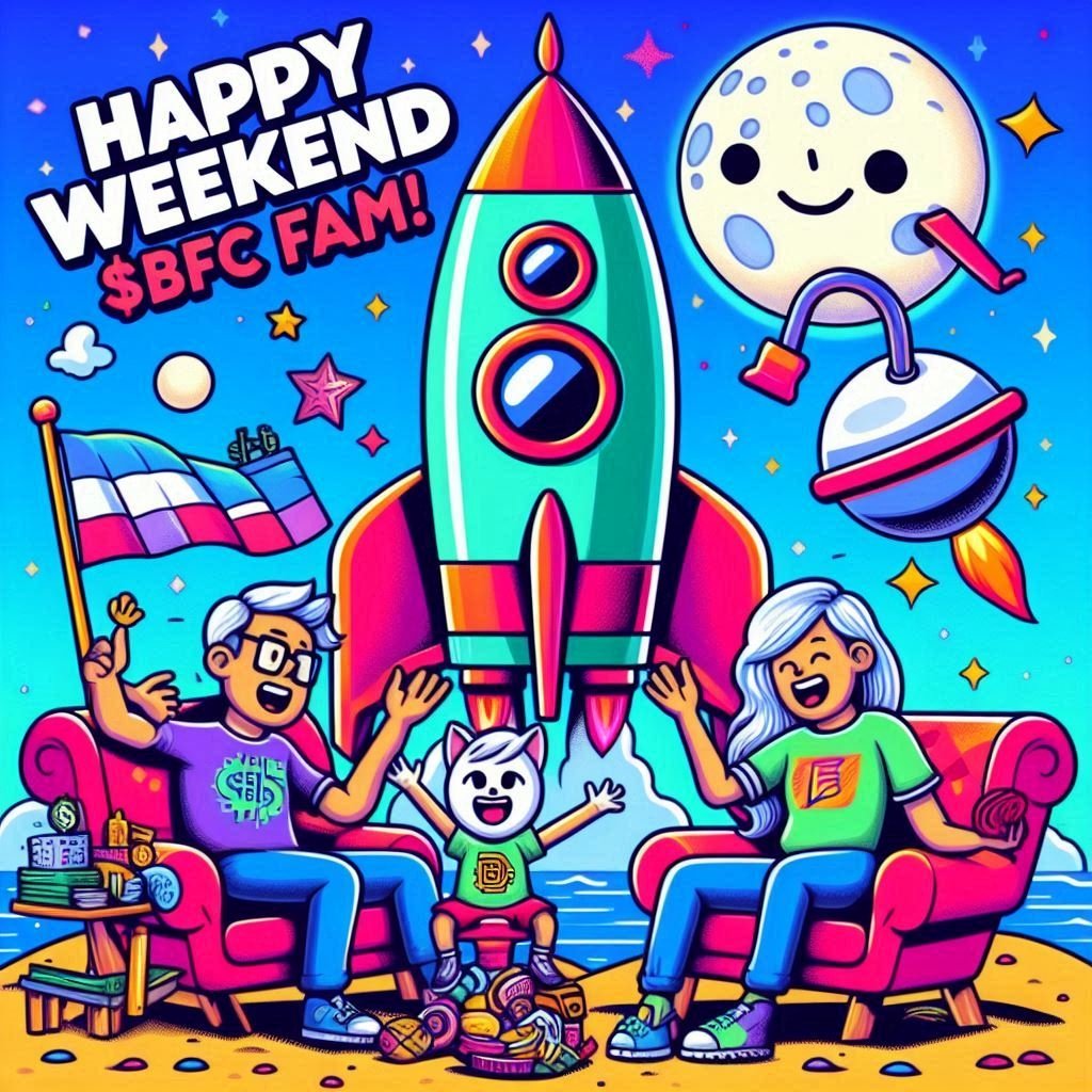 BFCsolana's tweet photo. Happy weekend, $BFC fam! πβ¨ Take some time to relax, enjoy the good vibes, and hold tight to our nonsense-powered dreams! ππ
#BullishOnBullshit #BullshitFantasyCoin https://t.co/961bqZj3S6