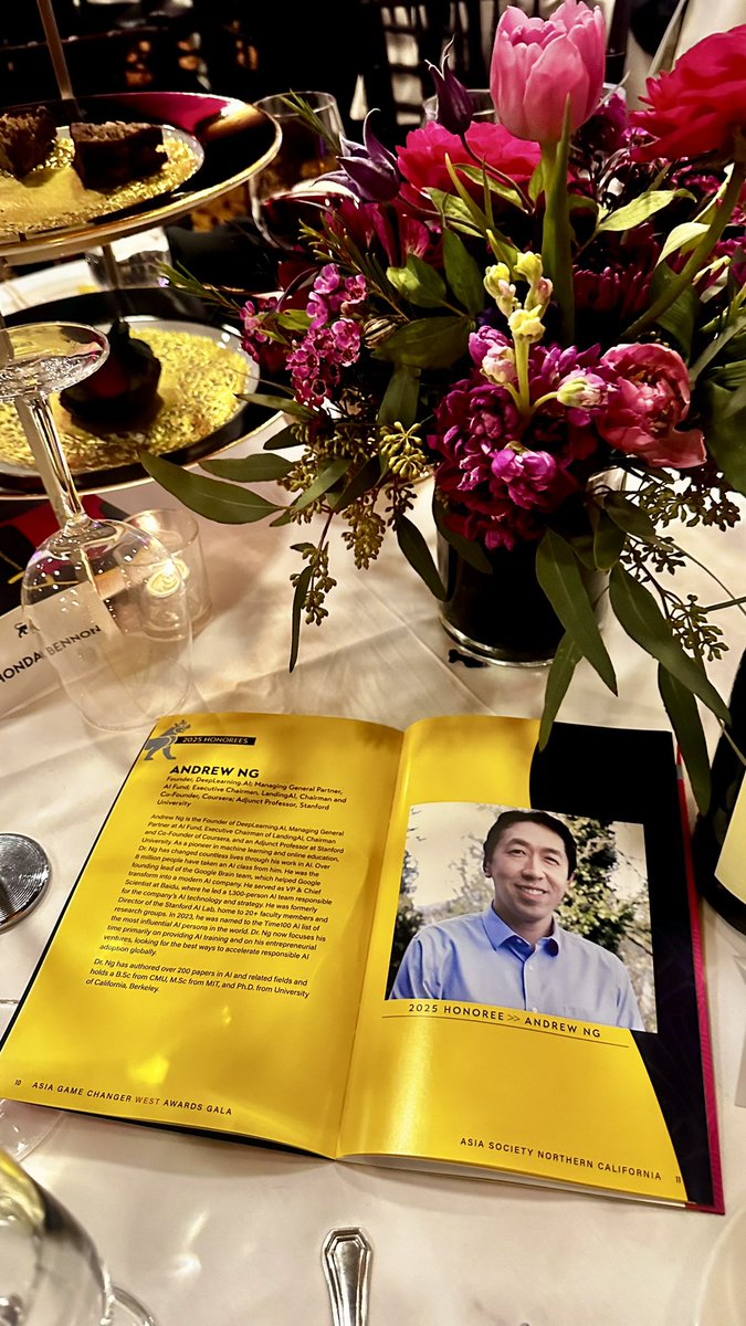 FanTanSmith3's tweet photo. What an inspiring evening at the 2025 Asia Game Changer West Awards Gala! It was an honor to be in the company of extraordinary individuals who are shaping the future with vision, courage, and brilliance. Congratulations to this year’s remarkable awardees:

Andrew Ng – a true pioneer in artificial intelligence whose work continues to transform industries and empower millions.

Daniel Dae Kim – an actor, producer, and advocate whose talent and leadership have elevated the voices of the AAPI community on a global stage.

Phyllis Kao – a trailblazing auctioneer at Sotheby’s who brings elegance, expertise, and cultural depth to the world of fine art.