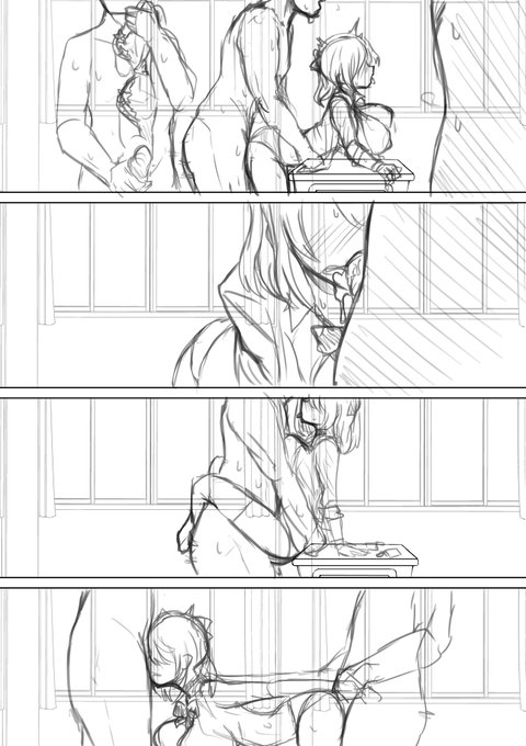 下描き。
定点ていいよね。 