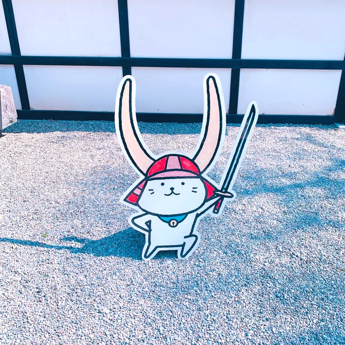 お花見日和〜!ひこにゃんにも会えた 