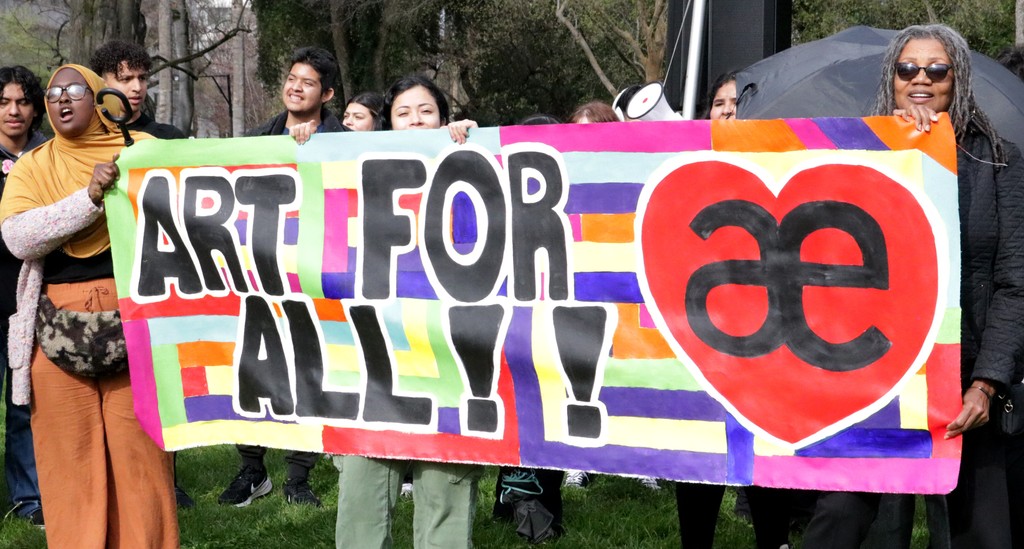 ArtEsteem's tweet photo. In anticipation of the 2025 ArtEsteem Exhibition on 4/26, we want to share our love for the allies that empower ArtEsteem to cultivate our youth.

We marched in the Black Joy Parade and CalSAC/CA3 Summit &amp; Rally to say: arts education for all!

RSVP: https://t.co/KrwXIv3dt5 https://t.co/D1cZnmNXt0