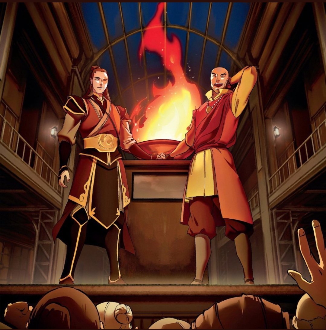 Zuko's dragon is named 'Druk' which means "thunder dragon" in Bhutanese and Tibetan languages, and these are the cultures from which Air Nomads largely take inspiration 

So either Aang named the dragon, or Zuko named him so to show his respect to Air Nomads🥲
