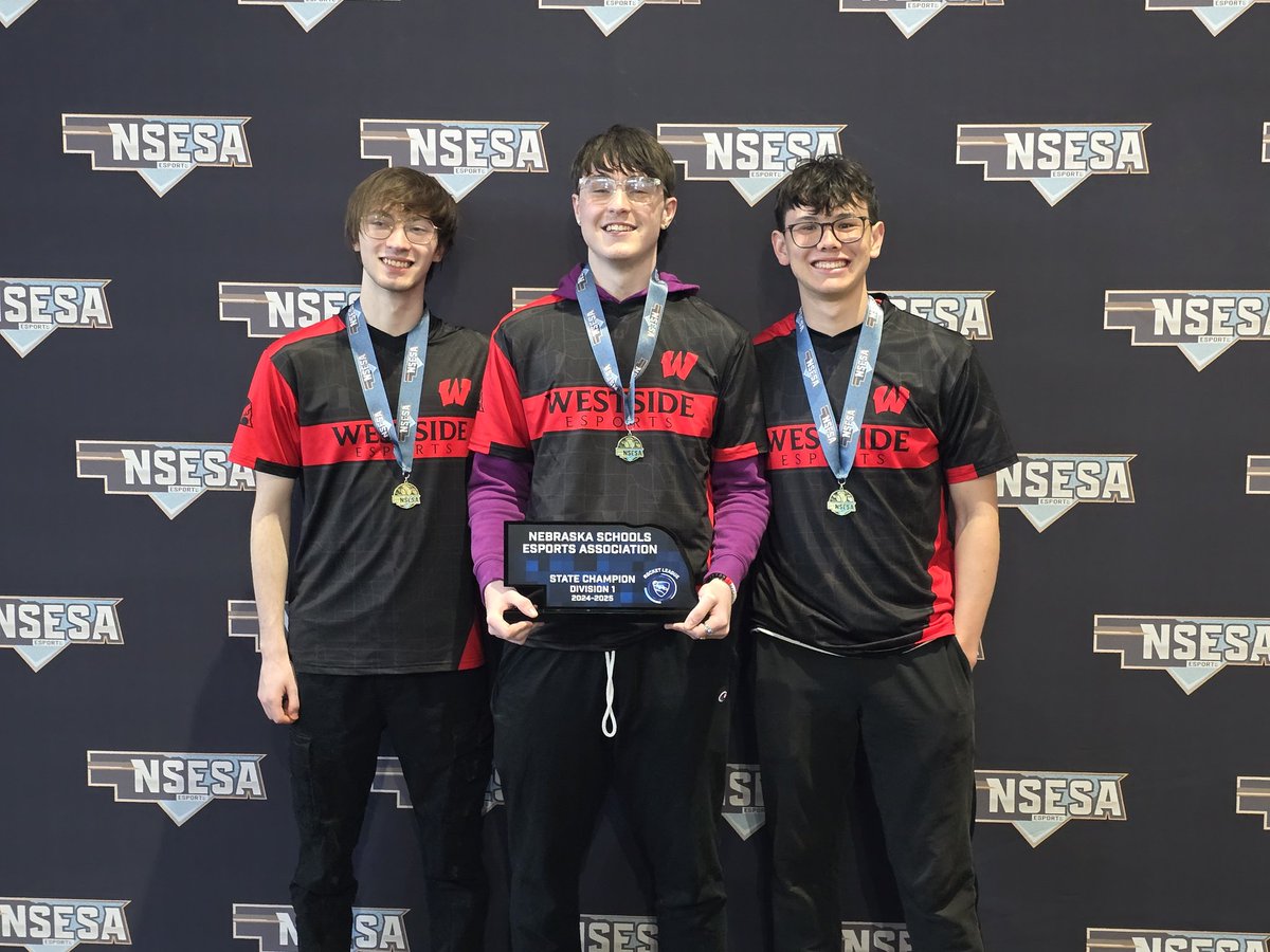 Dynasty! Westside are the <a href="/NSeSA_esports/">Nebraska Schools eSports Association</a> State Rocket League Champions for the 4th year in a row. They are undefeated in state competition for all 4 years.