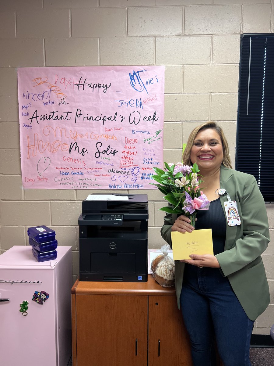 Ana Solis (@a_solis_edhs) on Twitter photo I am beyond grateful and blessed for all the treats, meals, and well wishes we received this week for Assistant Principal's Week! I am especially thankful for my banner signed by some of my favorite scholars! Proud to serve our Aztecs!
<a href="/EDAztecs_HS/">Venessa Betancourt</a> I am beyond grateful and blessed for all the treats, meals, and well wishes we received this week for Assistant Principal's Week! I am especially thankful for my banner signed by some of my favorite scholars! Proud to serve our Aztecs!
<a href="/EDAztecs_HS/">Venessa Betancourt</a>