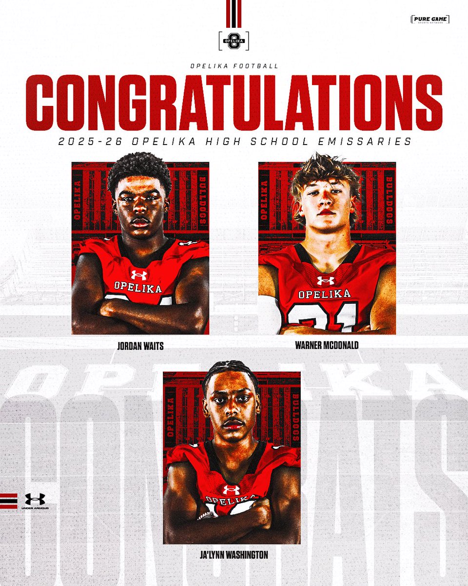 Opelika Football (@footballopelika) on Twitter photo Congratulations to our 2025-26 Opelika High School Emissaries!
<a href="/JordanWaits24/">Jordan Waits</a>
<a href="/Warner447/">Warner McDonald</a>
<a href="/JalynnWashingt8/">Ja’lynn Washington</a>
#OwnIt Congratulations to our 2025-26 Opelika High School Emissaries!
<a href="/JordanWaits24/">Jordan Waits</a>
<a href="/Warner447/">Warner McDonald</a>
<a href="/JalynnWashingt8/">Ja’lynn Washington</a>
#OwnIt