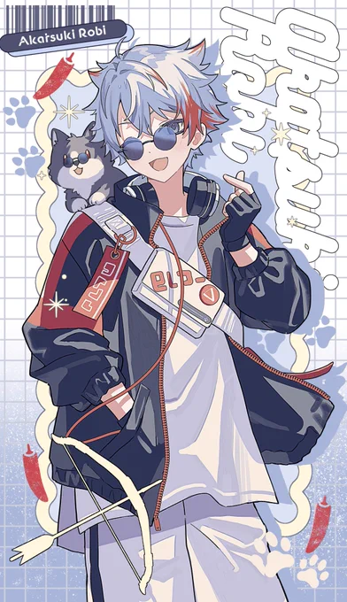 【work】暁月ろび様の新イラストを担当しました。よろしくお願いいたします͙ 