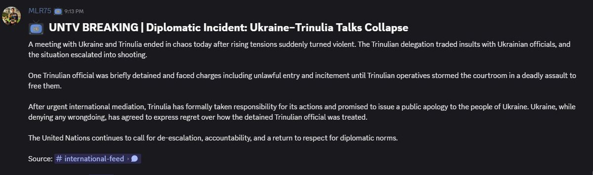 OUNGOE's tweet photo. 🎥UNTV Diplomatic Incident: Ukraine–Trinulia Talks Collapse https://t.co/UQBjSRDjDO
