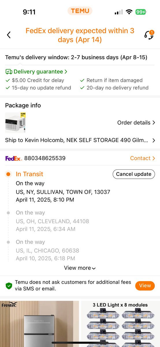 NEKSelfStorage's tweet photo. @FedEx how do you expect to do anything efficiently or cost effective when you take 2 packages shipped from the same place, at the same time, are the same size, and are both headed for the same location and split them into two different directions. #Fedex #Fail https://t.co/KT0OckcWz1