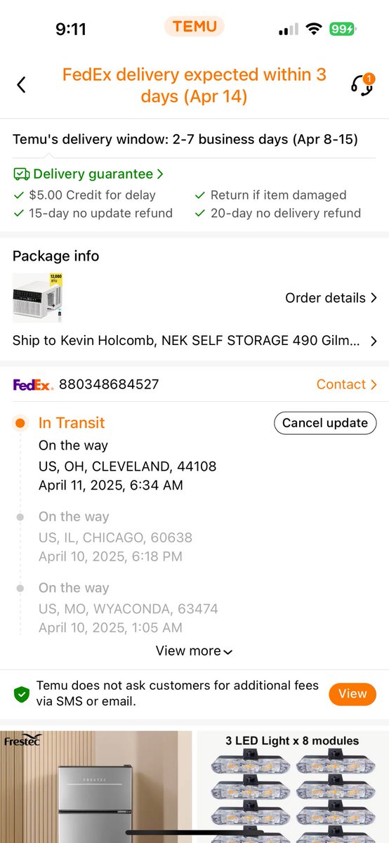 NEKSelfStorage's tweet photo. @FedEx how do you expect to do anything efficiently or cost effective when you take 2 packages shipped from the same place, at the same time, are the same size, and are both headed for the same location and split them into two different directions. #Fedex #Fail https://t.co/KT0OckcWz1