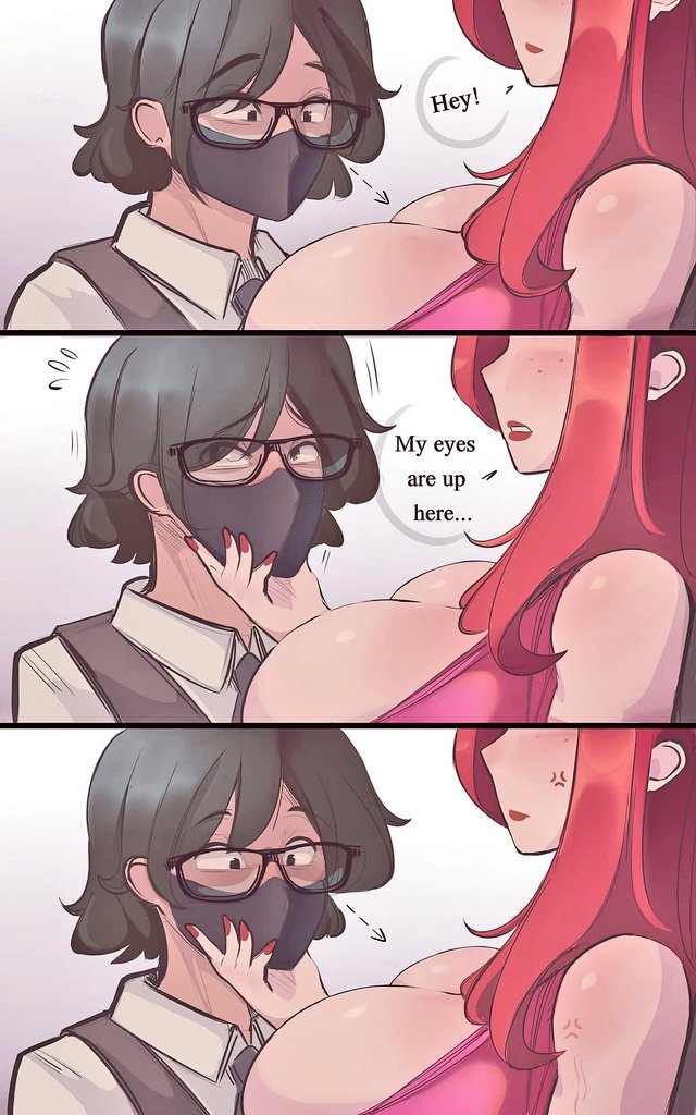 I loved this drawing that Fer did some time ago, 
Based on the first time we meet on vrc )
It's a masterpiece💕✨💕✨
