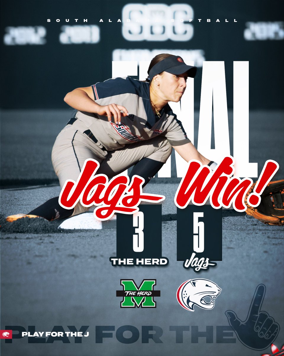SouthAlabamaSB's tweet photo. Jags Win!!!

Game 2 of the series is set for 3 pm!

#PlayForTheJ https://t.co/BCwy1pE1xp