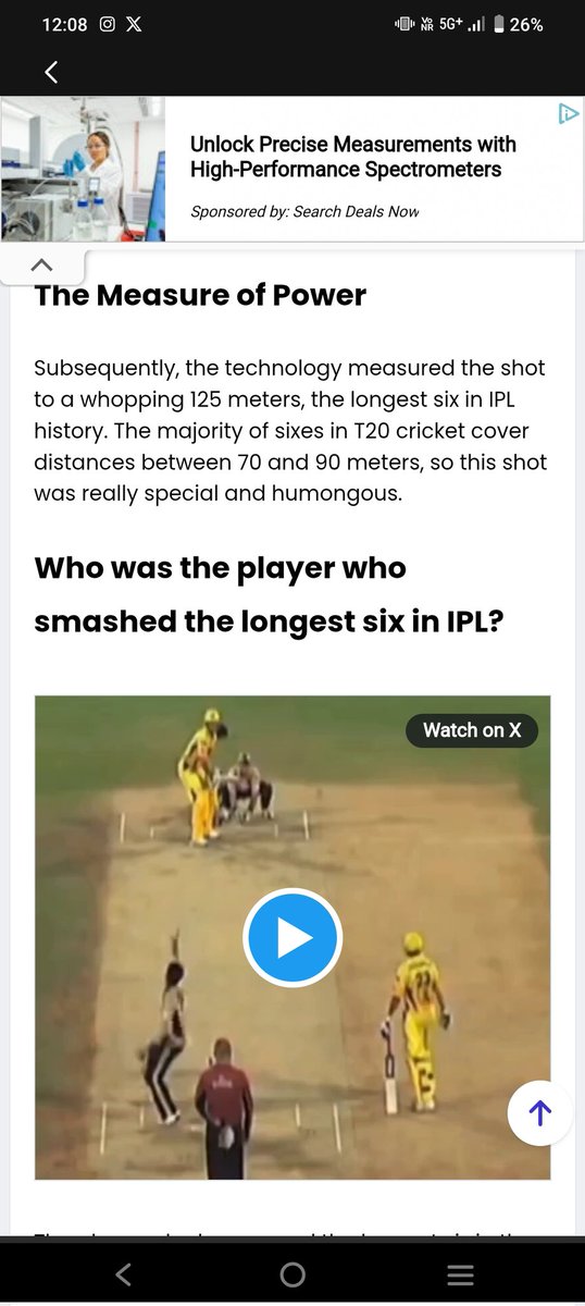 NikulChudasama1's tweet photo. @JioNews @ImDharam1210 Albie Morkel smashed the longest six ( 125-meters )in IPL history  in IPL 2008 Against Deccan Chargers 

#IPLcontestwithJioNews 

Location: Ahmedabad 

#CricketKeDeewane #WinWithJio #campa #CricketGully #JioNews
@JioNews

Tagged @ParasZala15 @Priti_Rathod1 @AjayPateltv https://t.co/QZUv9Xq4RO