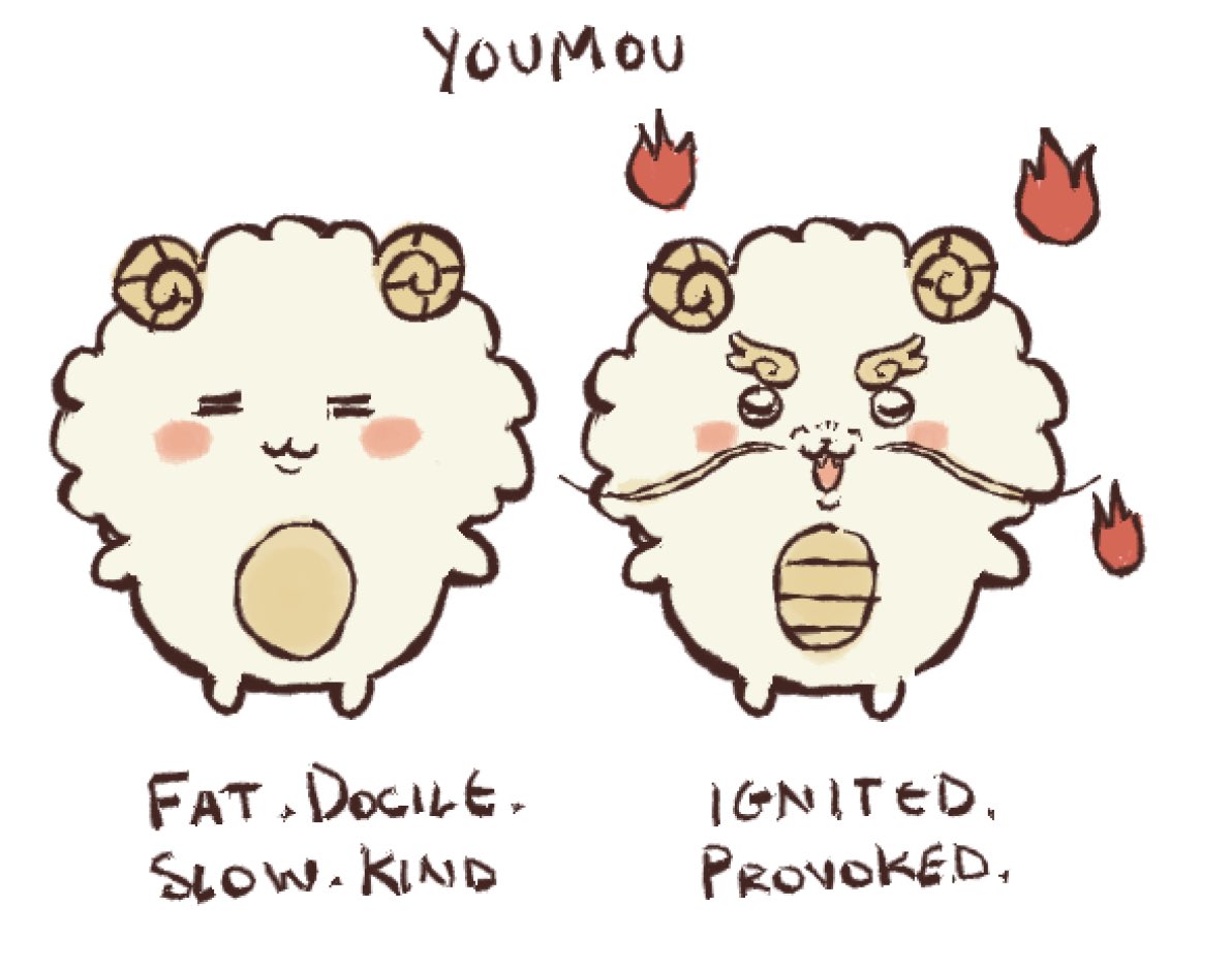 plivye's tweet photo. chiikawa sona. sheep who is secretly a dragon https://t.co/Z5hHZdUDxZ