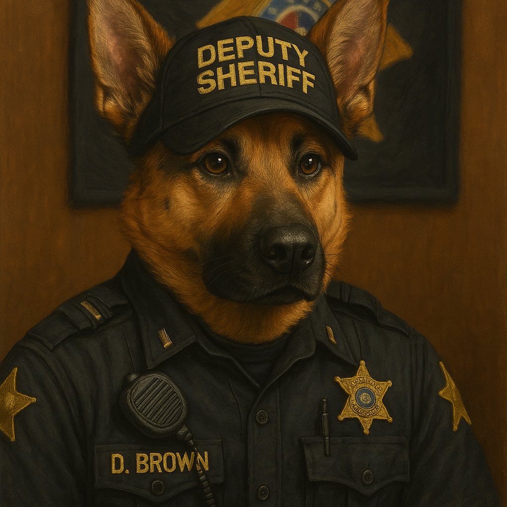Realtor_MattV's tweet photo. @OfficialOPLive @thundacat830 
💥SNIFF. SOLVE. SERVE.💥 
Armed with a badge and a nose👃 like no other!
Capt. Danny Brown takes a whiff…. and takes down crime 😂 😂 https://t.co/mbwUxy45XI