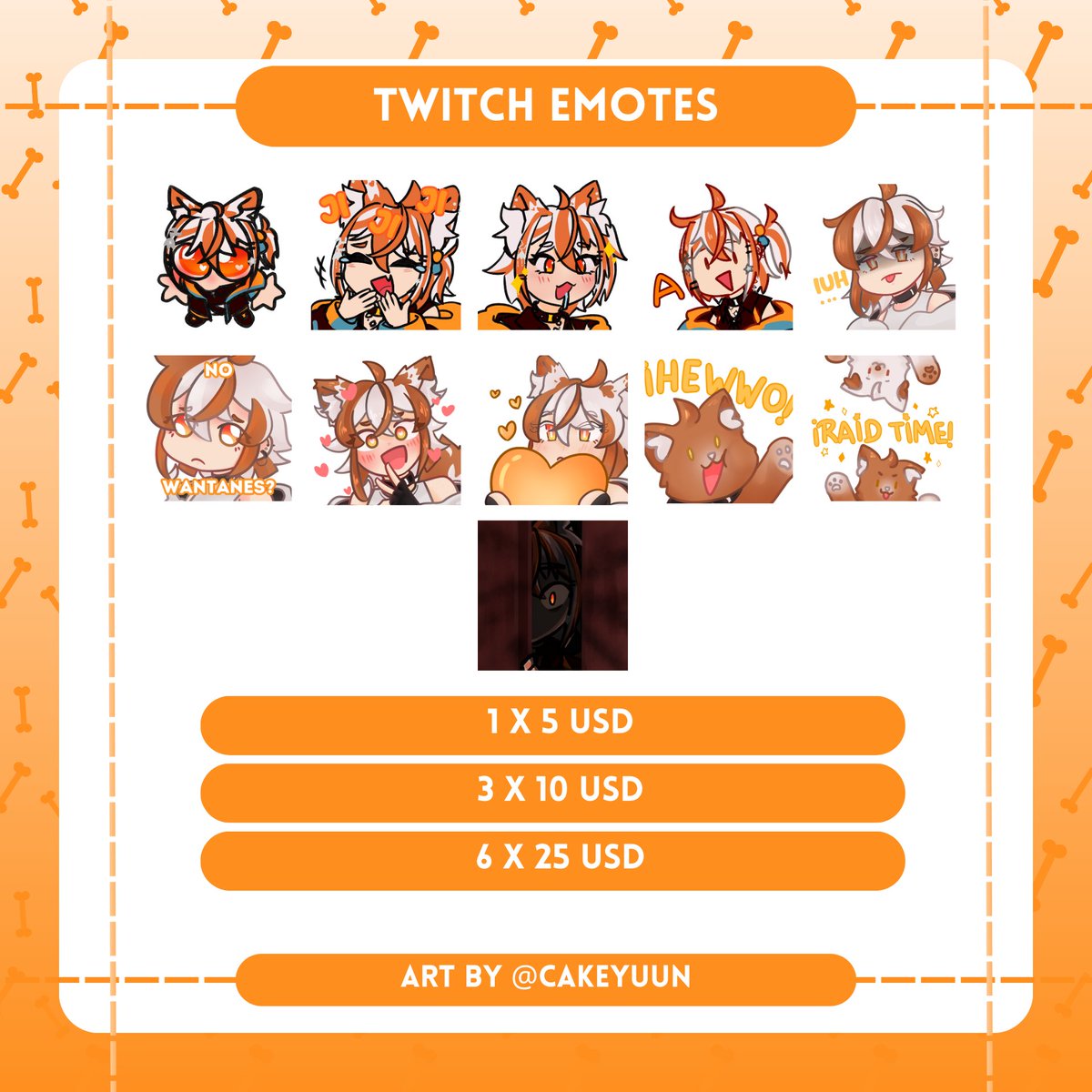 cakeyuun's tweet photo. 🎨COMMS OPEN⭑.ᐟ

٠࣪⭑ Harooo! ヾ(•ω•`)o
I’m opening commissions to help fund part of my studies, so if you’re interested, feel free to check out my VGen! ദ്ദി(｡•̀ ,<)~✩‧₊
If you have any questions, feel free to DM me, thank you! 

rts are super appreciated ( ˶ˆᗜˆ˵ )🧡+ https://t.co/9BBrdV9JEY