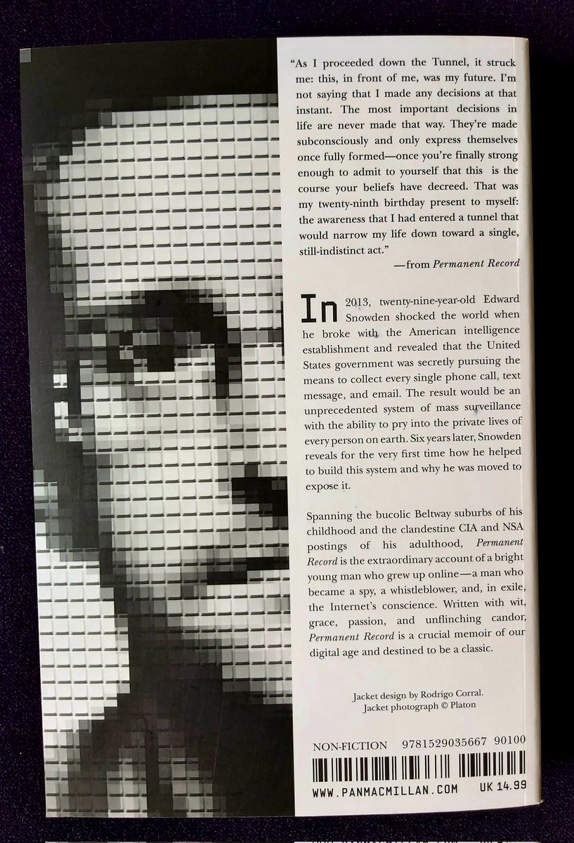 BibliophileVic's tweet image. #BookFind: "My name is E.J. Snowden. I used to work for the gov., but now I work for the public."
#PermanentRecord bk., by the maverick behind the headlines. This bk. will surprise you, his action.. detailed 🇬🇧, 🏴󠁧󠁢󠁷󠁬󠁳󠁿..family ancestry. Absorbing read.