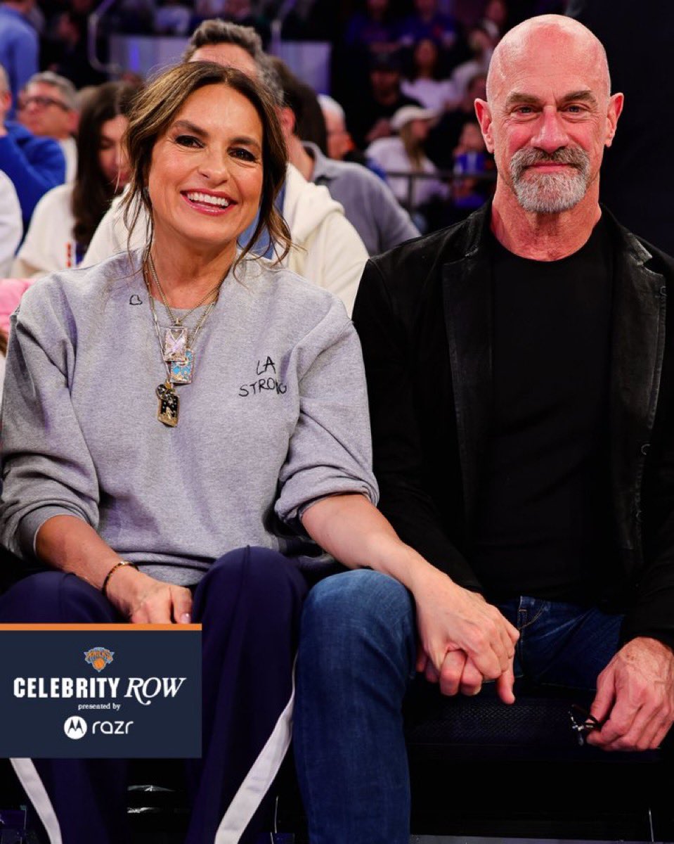 [NEW] Mariska and Chris night at the Knicks.