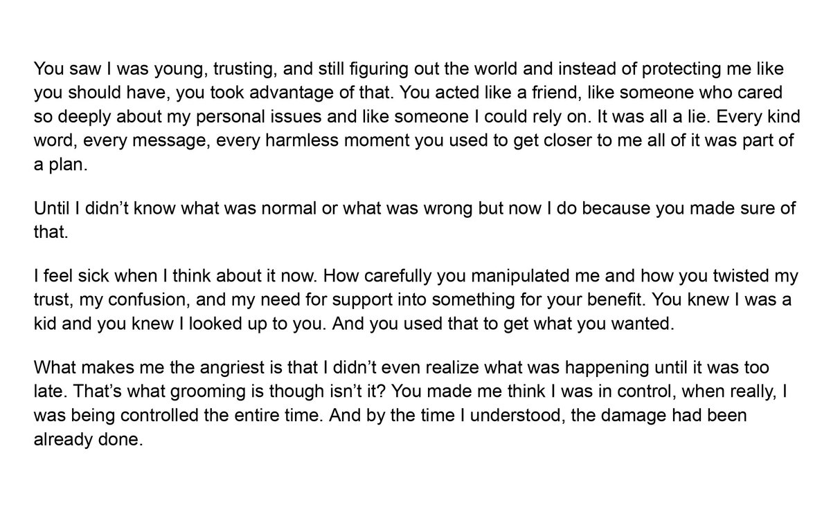 boxfishfiles's tweet image. Individual Minor Victim Impact Statements:
These statements were written to describe the trauma minors underwent while at Moodhu Bulhaa Dive Center. Link to sign the petition to deplatform Moodhu Bulhaa Dive Center from VacationsExpo: chng.it/BCwh9gHM9m