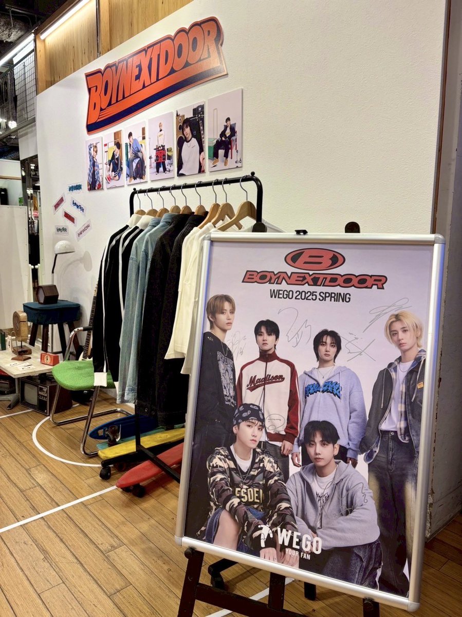 WEGO ウィゴー (@wego_press) on Twitter photo WEGO 2025 SPRING&SUMMER feat. BOYNEXTDOOR
BOYNEXTDOORの直筆サイン入りポスターが届きました💙
WEGO 1.3.5... 原宿店、WEGO 心斎橋店にて掲出しておりますので、ぜひ見に行ってみてくださいね👀★
<a href="/BOYNEXTDOOR_JP/">BOYNEXTDOOR JP</a>
#BOYNEXTDOOR #BND #SUNGHO #RIWOO #JAEHYUN #TAESAN #LEEHAN #WOONHAK WEGO 2025 SPRING&SUMMER feat. BOYNEXTDOOR
BOYNEXTDOORの直筆サイン入りポスターが届きました💙
WEGO 1.3.5... 原宿店、WEGO 心斎橋店にて掲出しておりますので、ぜひ見に行ってみてくださいね👀★
<a href="/BOYNEXTDOOR_JP/">BOYNEXTDOOR JP</a>
#BOYNEXTDOOR #BND #SUNGHO #RIWOO #JAEHYUN #TAESAN #LEEHAN #WOONHAK