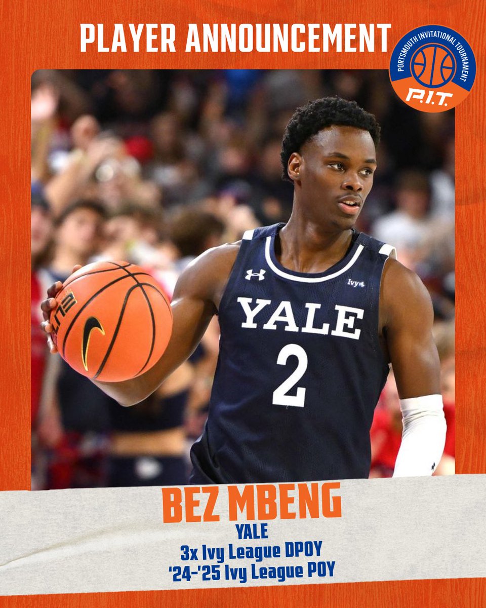 P.I.T. (@pit_basketball) on Twitter photo Two for a dollar never hurt anybody. Next up is two terrific players out of the Ivy League! Welcome <a href="/YaleMBasketball/">Yale Men's Basketball</a>’s John Poulakidas & Bez Mbeng #PIT25 Two for a dollar never hurt anybody. Next up is two terrific players out of the Ivy League! Welcome <a href="/YaleMBasketball/">Yale Men's Basketball</a>’s John Poulakidas & Bez Mbeng #PIT25