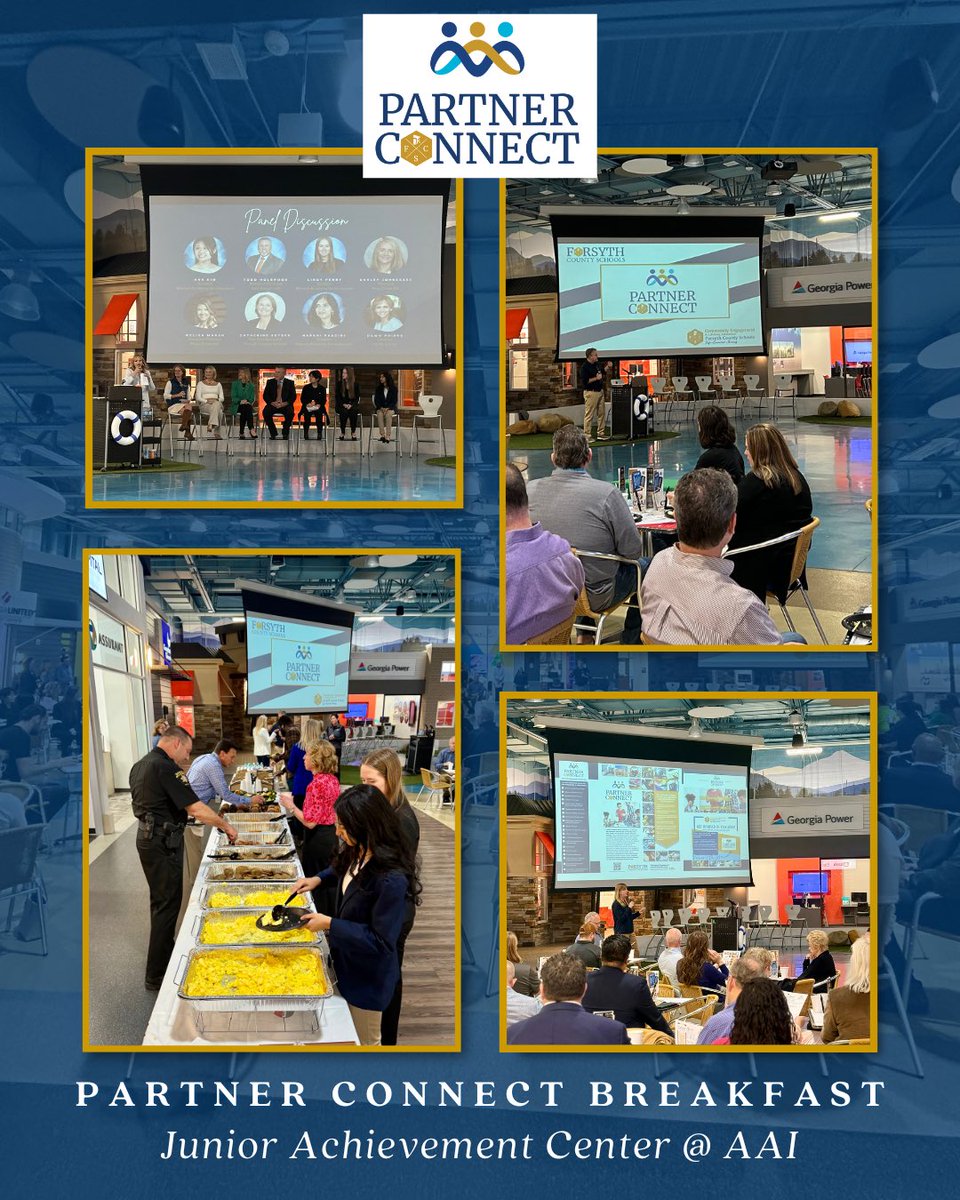 fcspathways's tweet image. What an incredible morning at the FCS Partner Connect breakfast!🌟
Thank you to everyone who joined us at the Junior Achievement Discovery Center for breakfast, great conversation, and a celebration of all the amazing support for Forsyth County Schools this year.