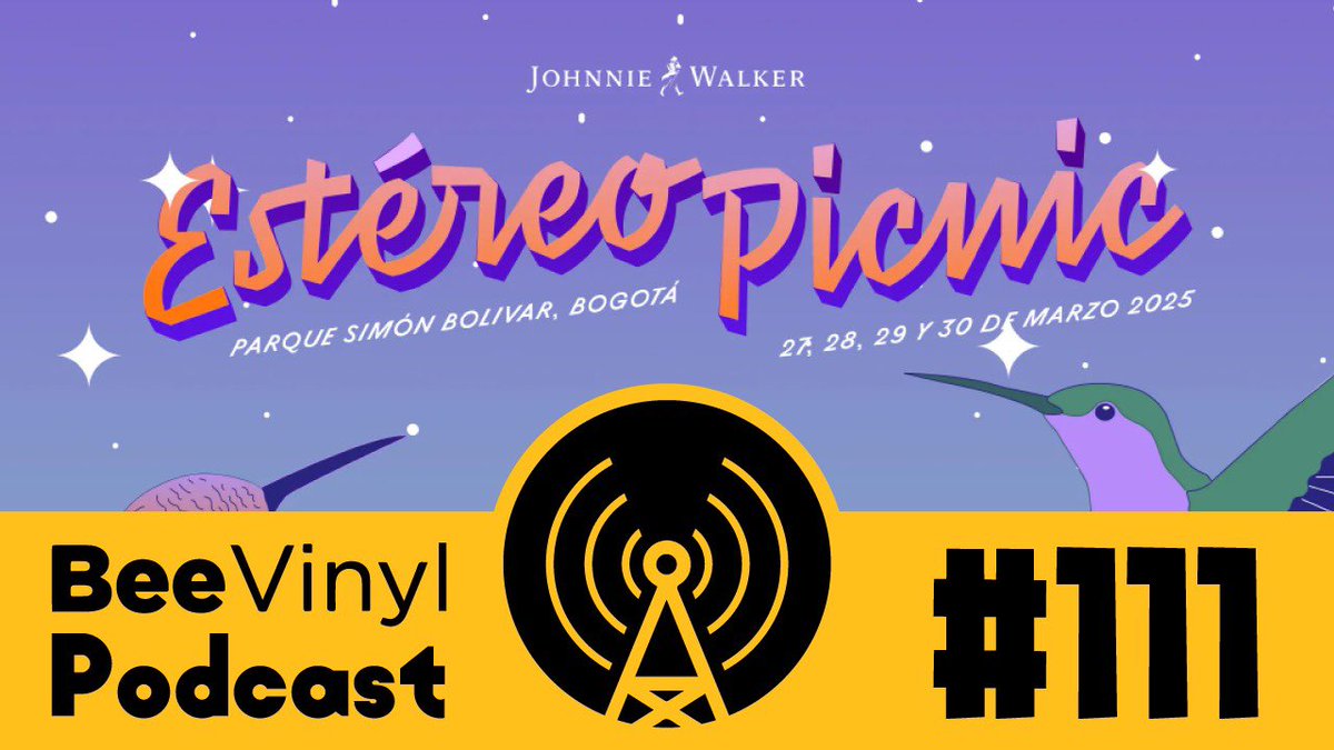 BeeVinylPodcast's tweet photo. Estéreo Picnic 2025!  - Bee Vinyl Podcast #111
https://t.co/dE0A7dPmRL 🙌🙌🙌 https://t.co/94iclwfDRj