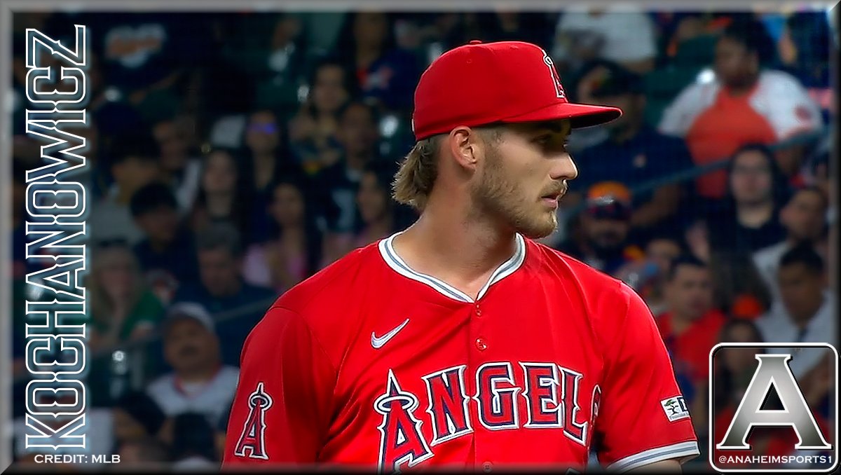 AnaheimSports1's tweet photo. Kochanowicz Final Line ✅
Jack Kochanowicz IP 4.2 6H 6R 6ER 3BB 1K 0HR (86P/55S)
Max 97.9 / Min 82.2 / Avg 94.4 MPH
ERA 4.02/9K (season)
#Kochanowicz #Angels #GoHalos #LAAvsHOU https://t.co/Bq5dHklCGo