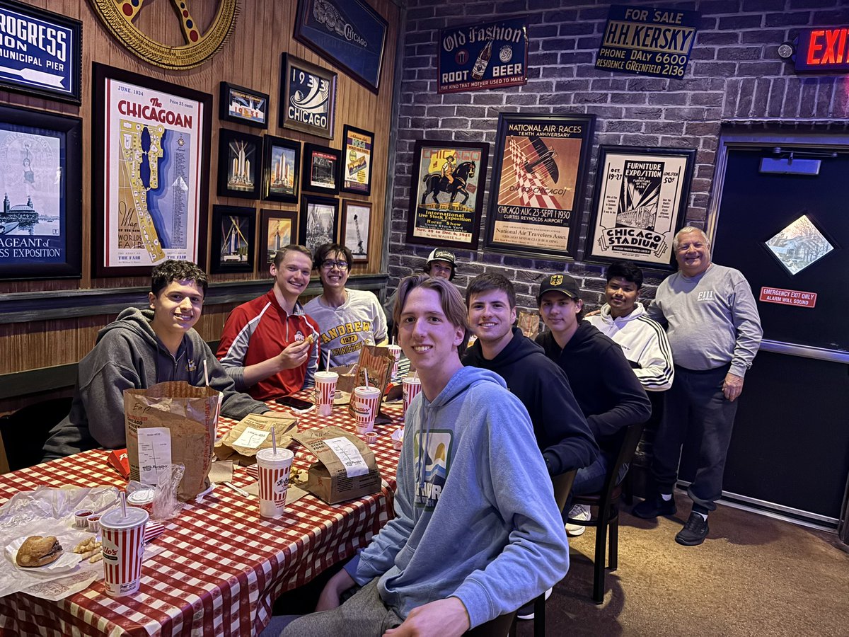 Nothing better than Portillo when getting ready for Bloomington Invite!