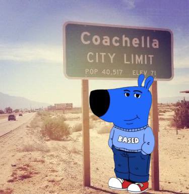 BasedGuyMeme's tweet photo. Based Guy made it to COACHELLA 🎵🔵
#Coachella2025 #BasedGuy
CA: is based 0xba5ed8a0e261bf2a5ad629d4d5de884ccbfdf3f7 https://t.co/HzfQSD5Jpv