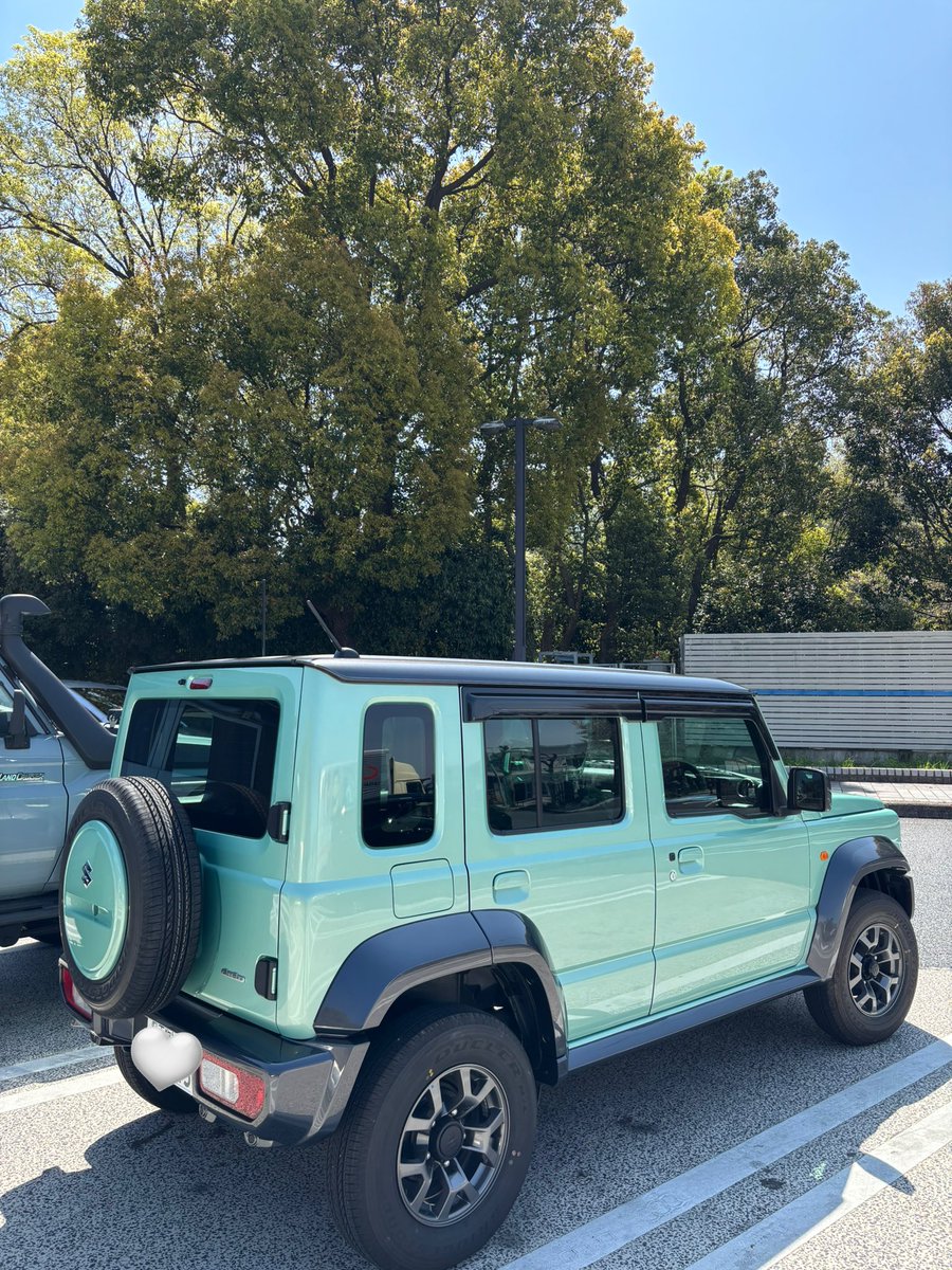 judgement0120's tweet photo. ジムニー5ドア納車&amp;全塗装　part2
#納車 #ジムニー #全塗装 
#5ドア
#ノマド
#アルファ https://t.co/4zKHPGTfnR