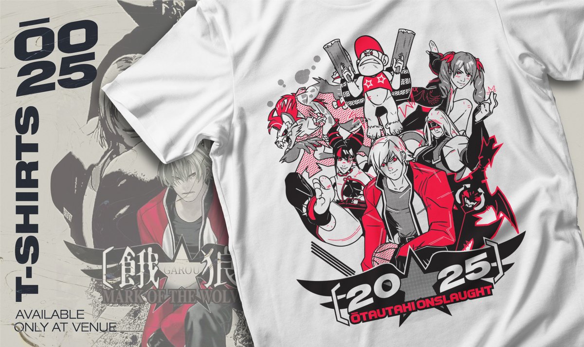 Kia ora whānau!

Ōtautahi Onslaught 2025 Shirts featuring art by famed #NZFGC artist <a href="/samuraiblackNZ/">RDP</a> will be sold on Saturday &amp; Sunday at the venue for $40 each! 

Limited Stock! Get one of your own and sign-up to #OO25 at start.gg/oo25